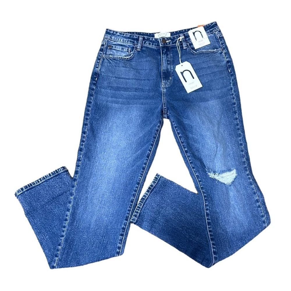 Nature Denim Mom Blue Jeans Size 10/30 NWT